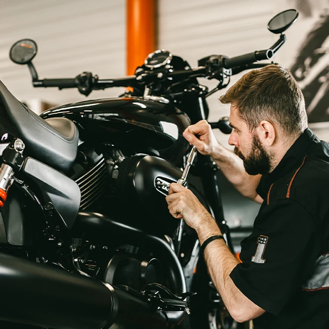 entretien et le nettoyage de votre moto